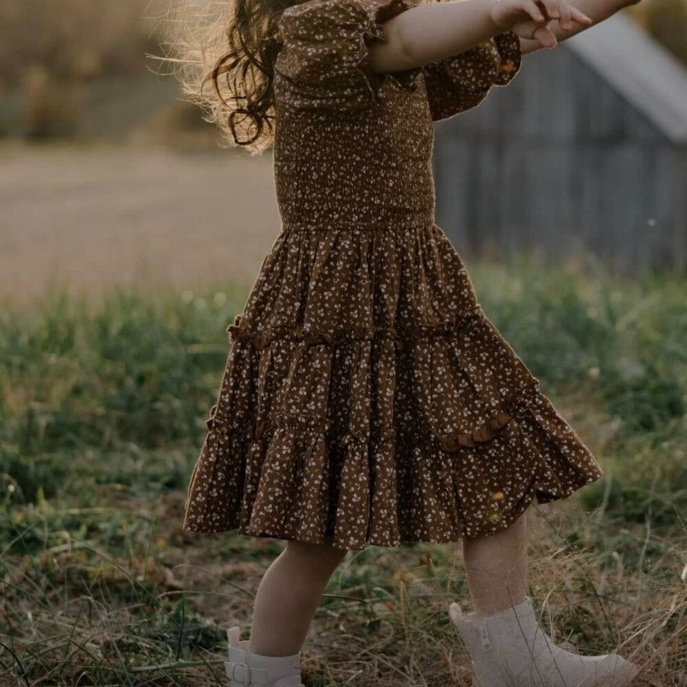 Ivy City Co Mini Madeline Amber Floral Dress 3T